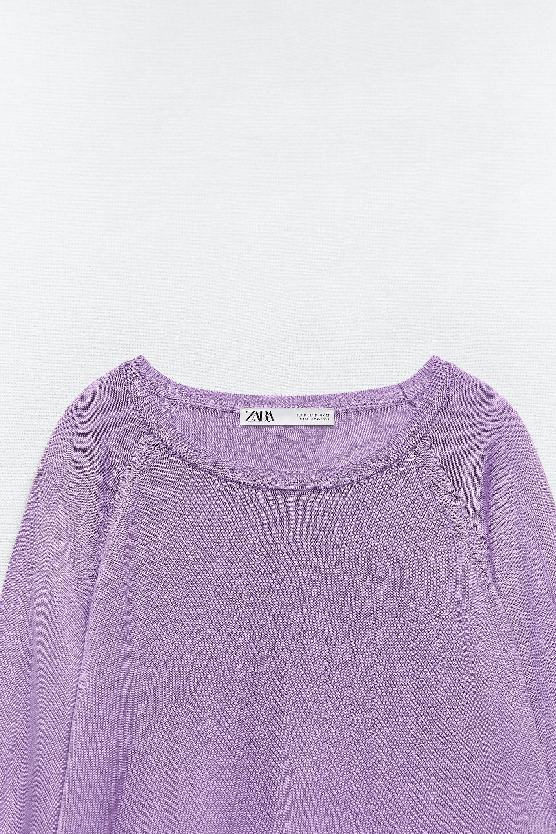 BASIC KNIT SWEATER - Tangerine | ZARA 