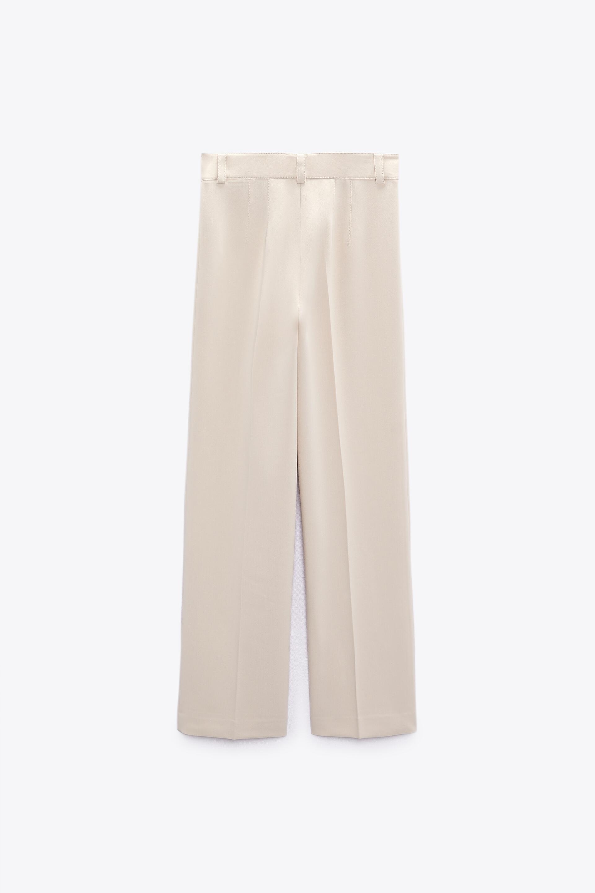 FRANÇOISE FULL LENGTH TROUSERS - stone 