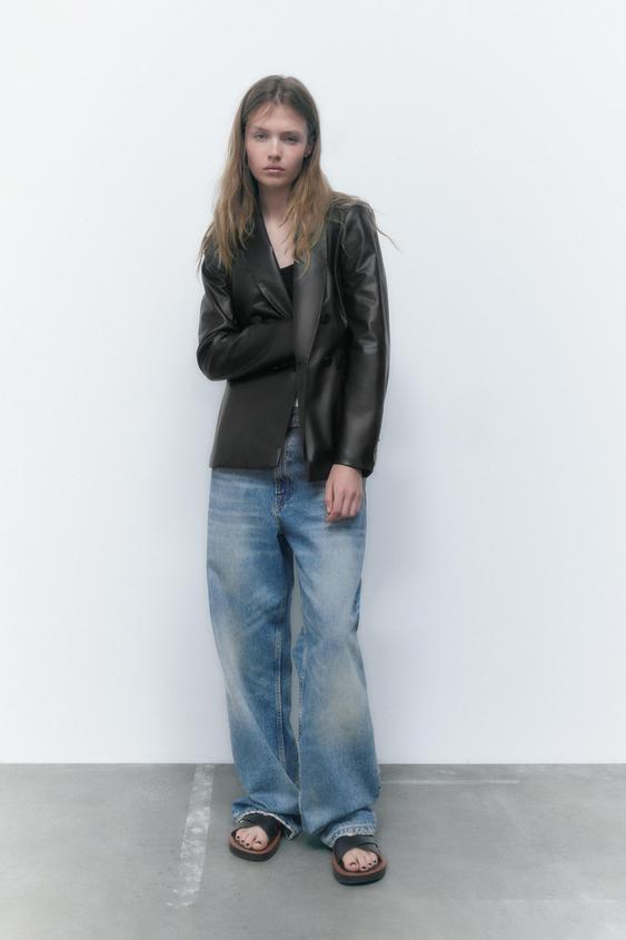 leather blazer