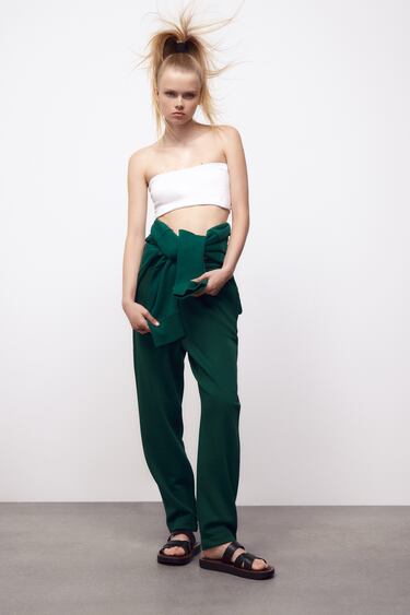 Image 0 of PLUSH JERSEY JOGGING TROUSERS from Zara