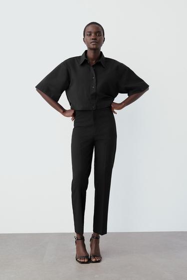 Pantalones Negros de Mujer | ZARA Chile