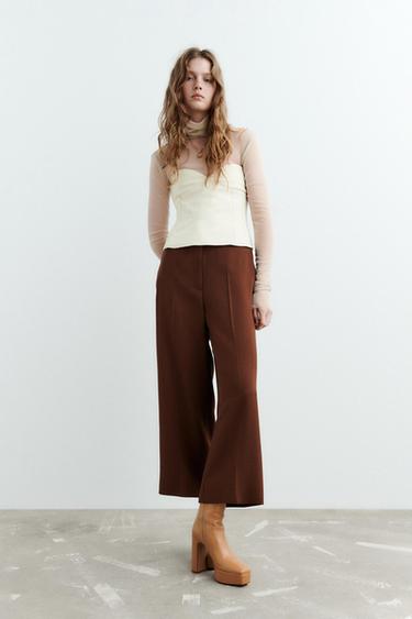 Women's Cropped Trousers | ZARA Australia