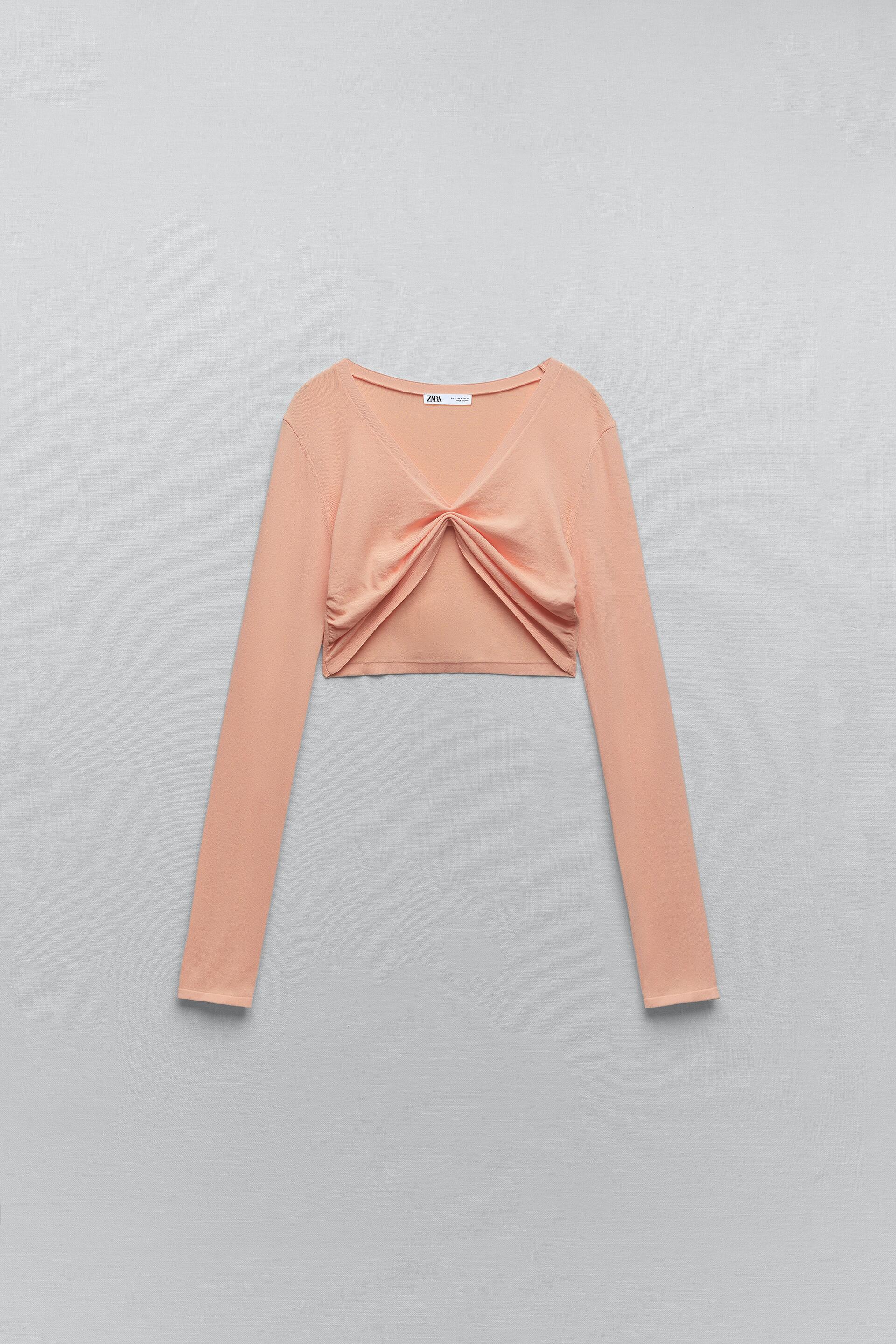 KNIT ARM WARMERS - Peach | ZARA South 