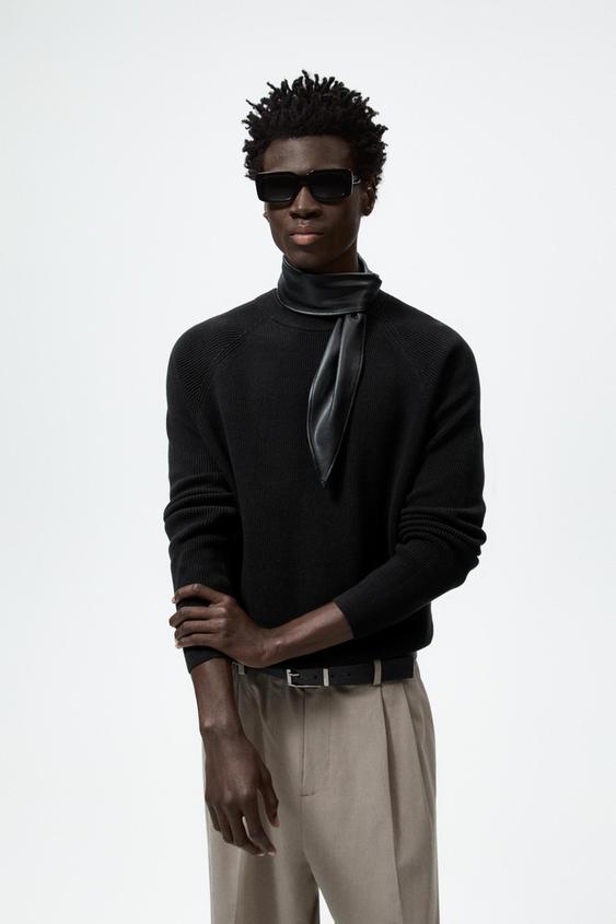 PURL KNIT SWEATER - Black | ZARA Australia