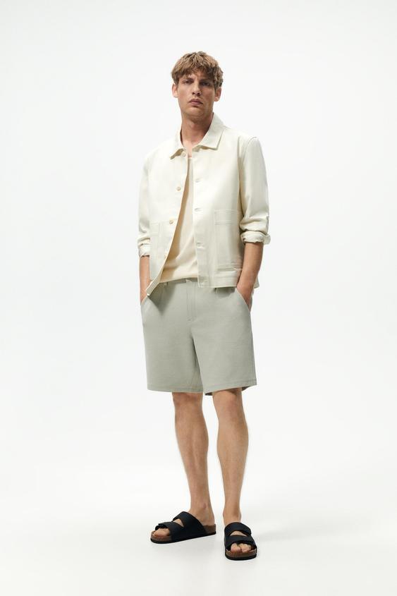 zara casual shorts