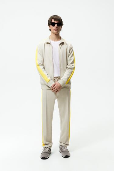 Image 0 of JOGGING TROUSERS WITH STRIPE DETAIL from Zara
