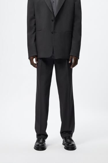 Image 0 of PLEATED SUIT TROUSERS from Zara