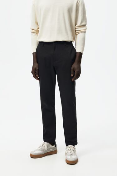 Image 0 of SLIM FIT COMFORT TROUSERS from Zara
