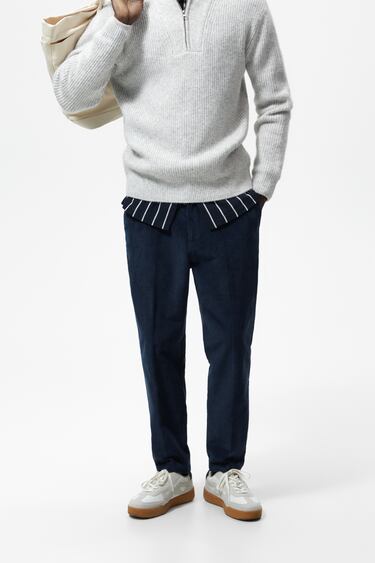 Image 0 of CORDUROY TROUSERS from Zara