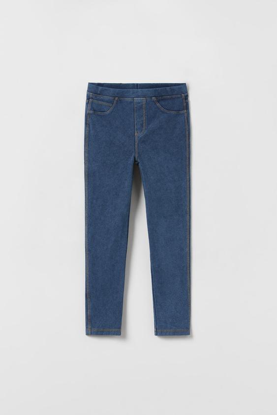 DENIM JEGGINGS - Blue | ZARA Australia