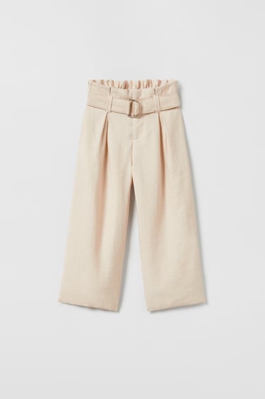 Image 0 of LOOSE-FITTING CULOTTES from Zara