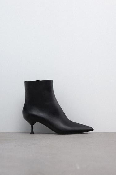 black platform booties low heel