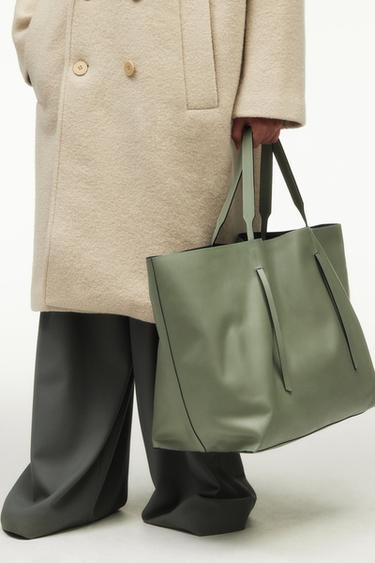 zara tote bag men