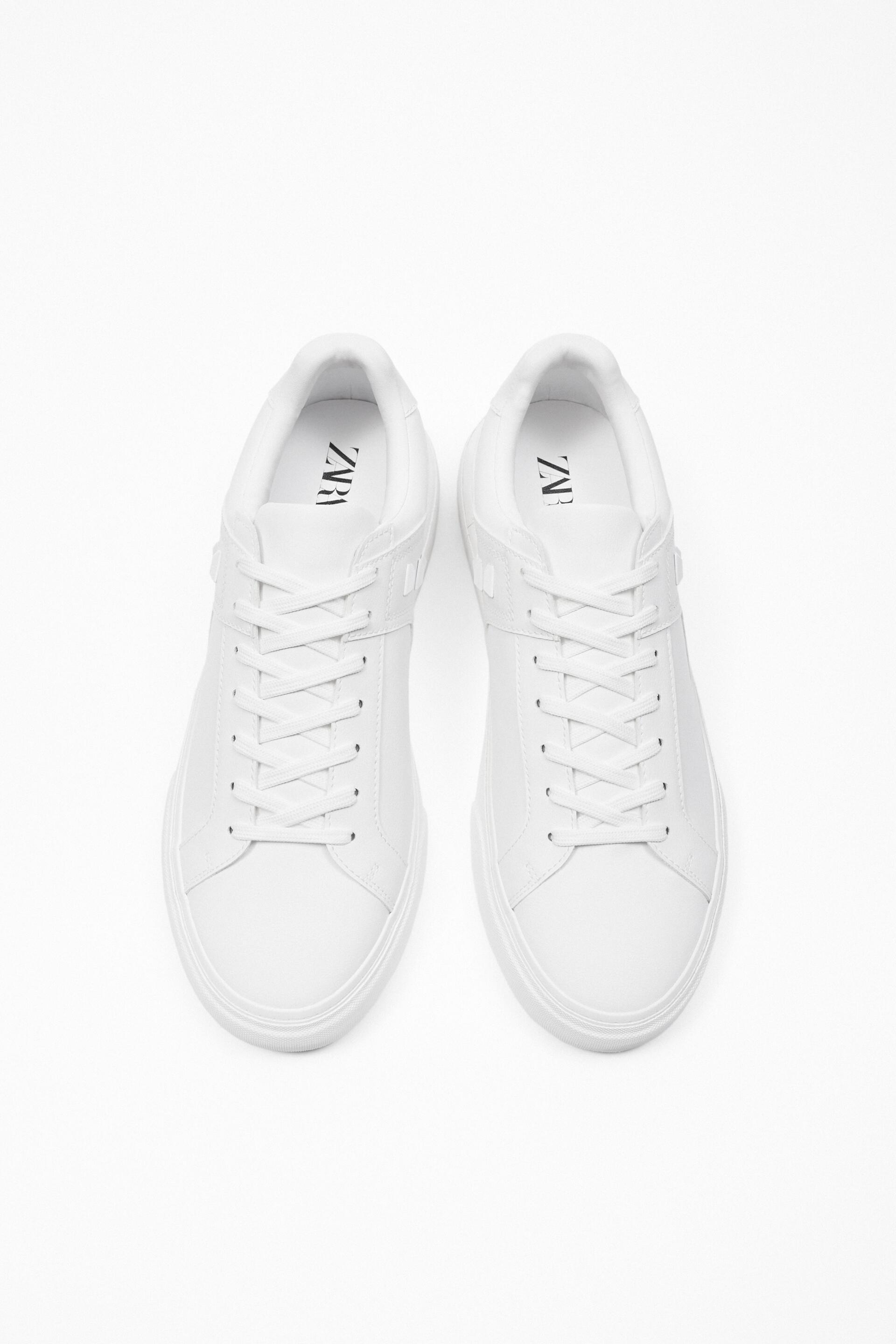 STUDDED SNEAKERS - White | ZARA Australia