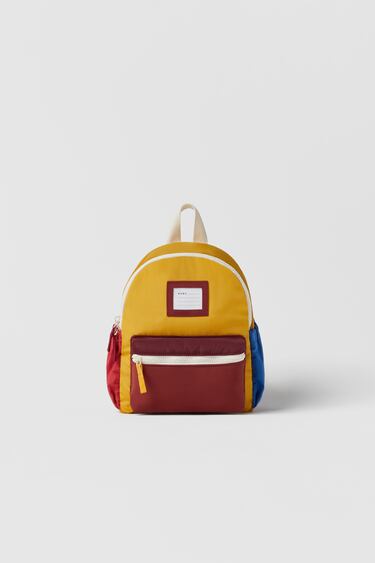 Image 0 of BABY/ COLOUR BLOCK BACKPACK from Zara