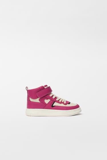 Image 0 of MID-CUT HIGH-TOP SNEAKERS from Zara