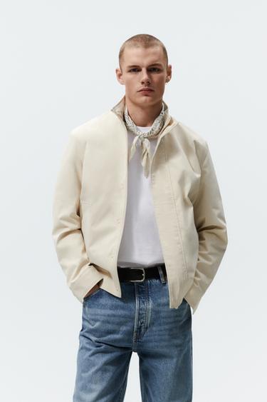 ライトアウター ホワイト 白 メンズ 最新コレクション Zara 日本 ライトアウター ホワイト 白 メンズ 最新コレクション Zara 日本