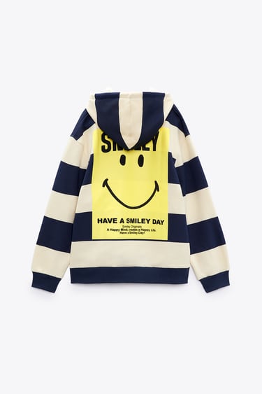 SMILEY® STRIPED HOODIE