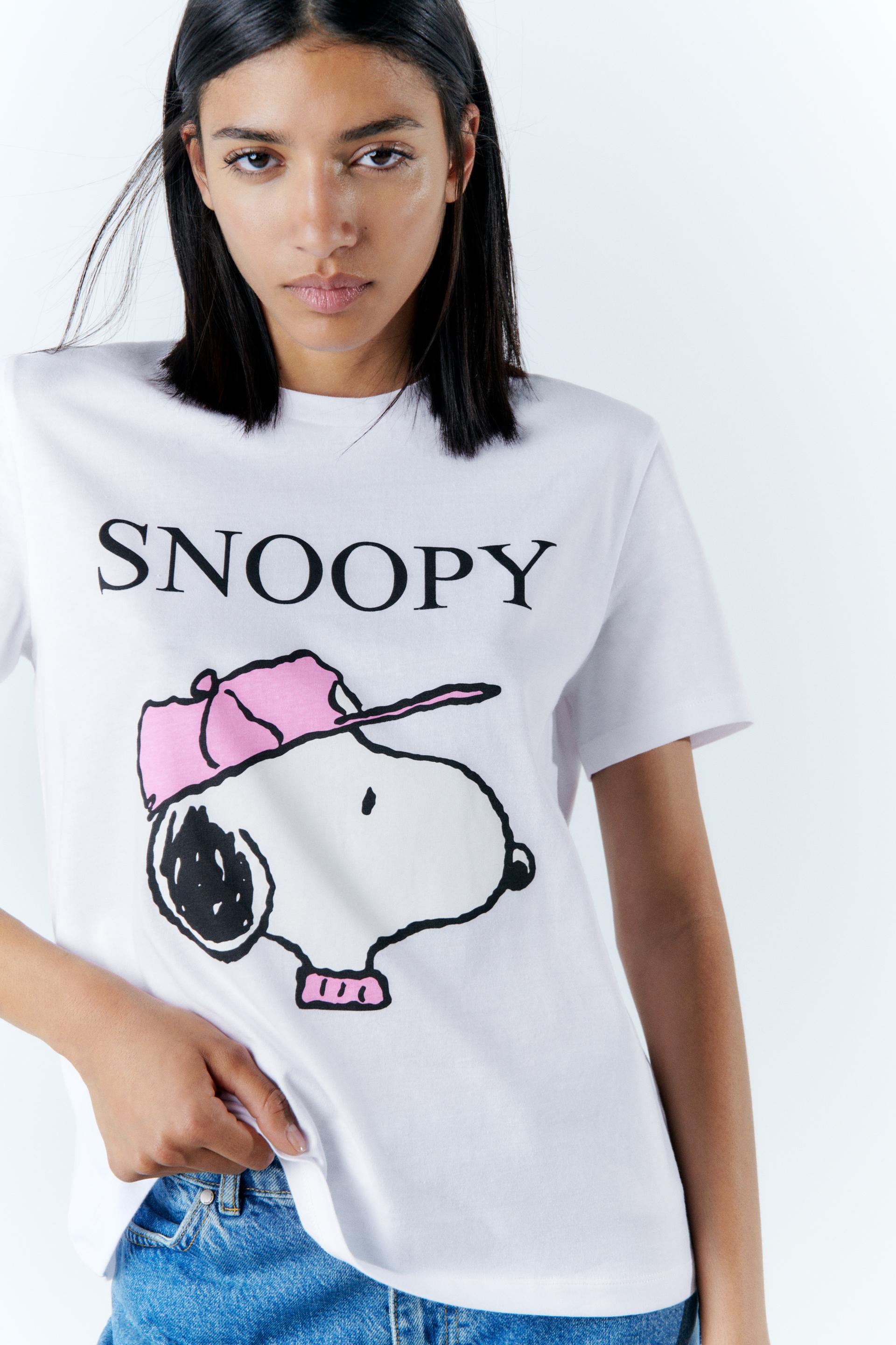 SNOOPY PEANUTS™ T-SHIRT - White | ZARA 