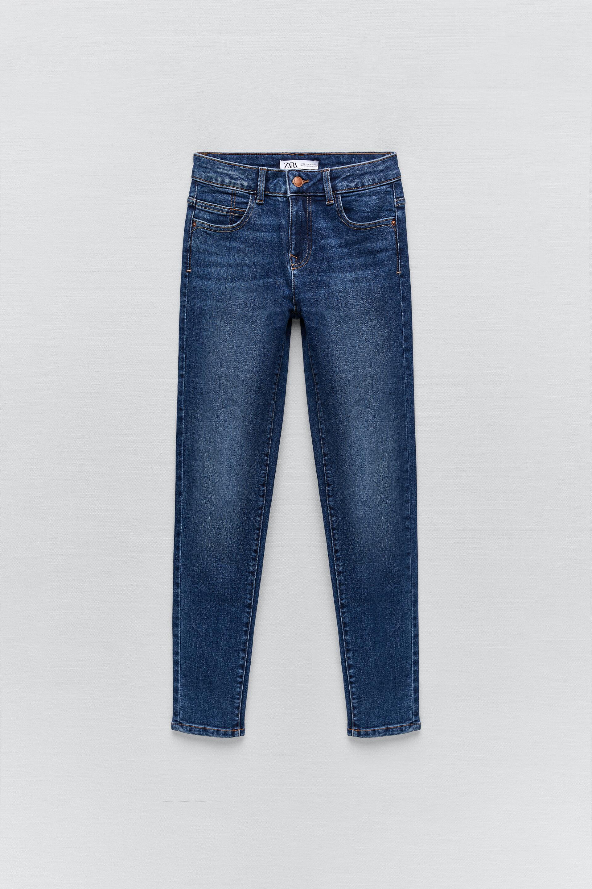 SKINNY-JEANS Z1975 MIT MITTELHOHEM BUND - Blau | ZARA Deutschland / Germany