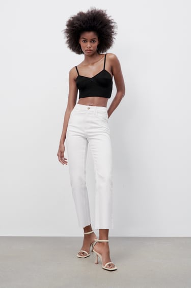 Image 0 of JEANS - Z1975 HIGH RISE MINI FLARE from Zara