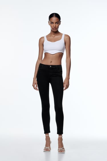 Image 0 of MID-RISE SCULPT JEANS from Zara