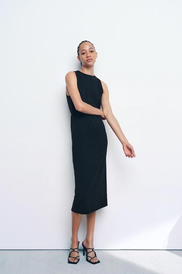 ミディワンピース ブラック Zara Japan 日本 ミディワンピース ブラック Zara Japan 日本