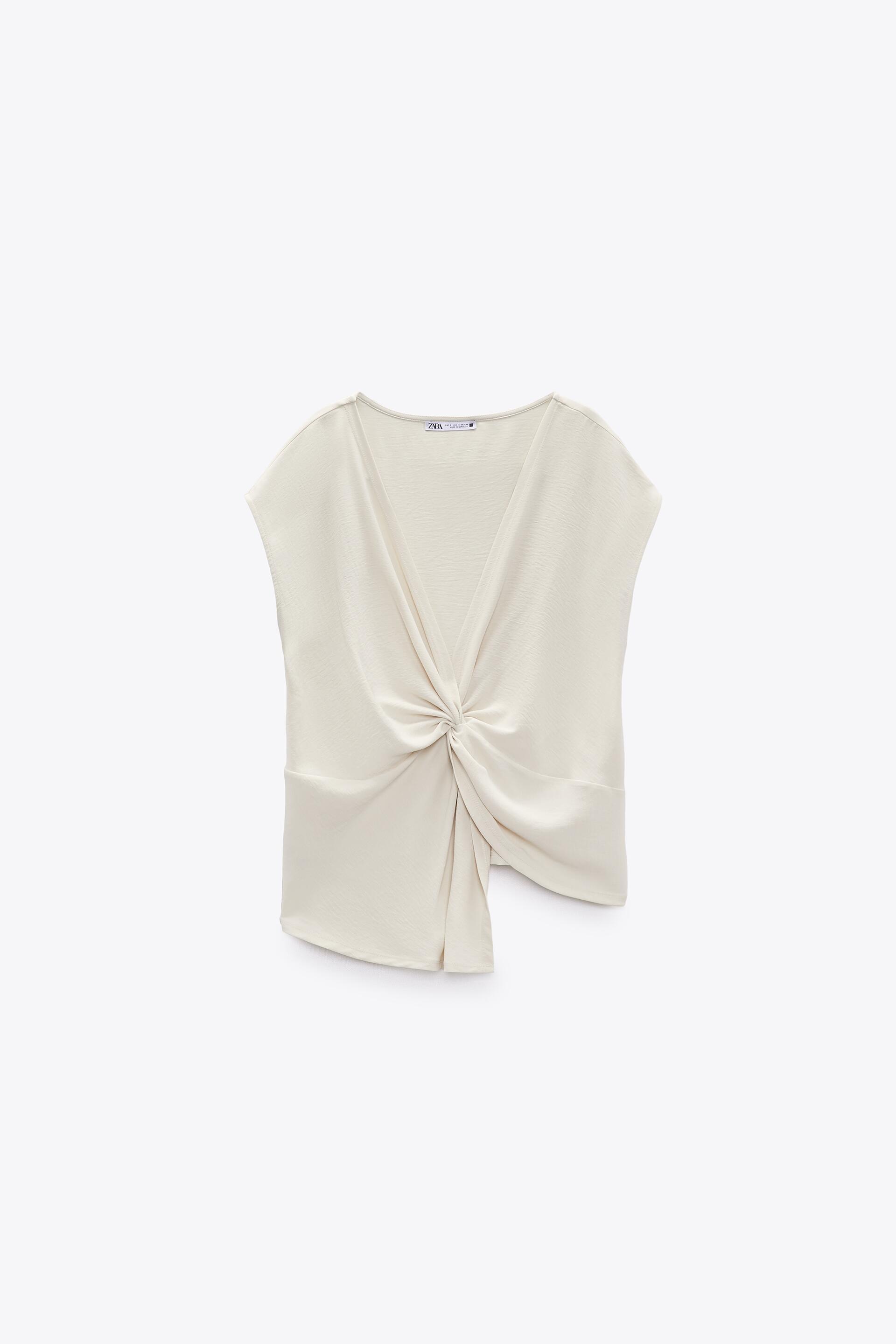 CUERPO FLUIDO FRUNCE - Negro | ZARA España