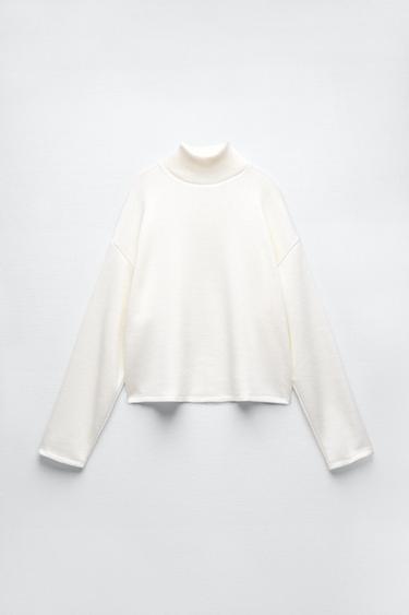 zara orange sweatshirt