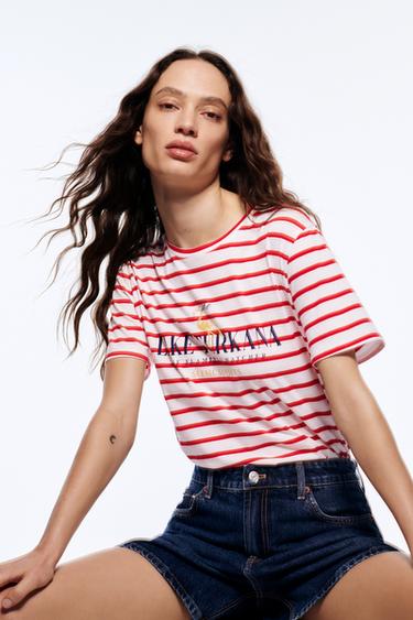 Camisetas de Rayas de Mujer | ZARA España