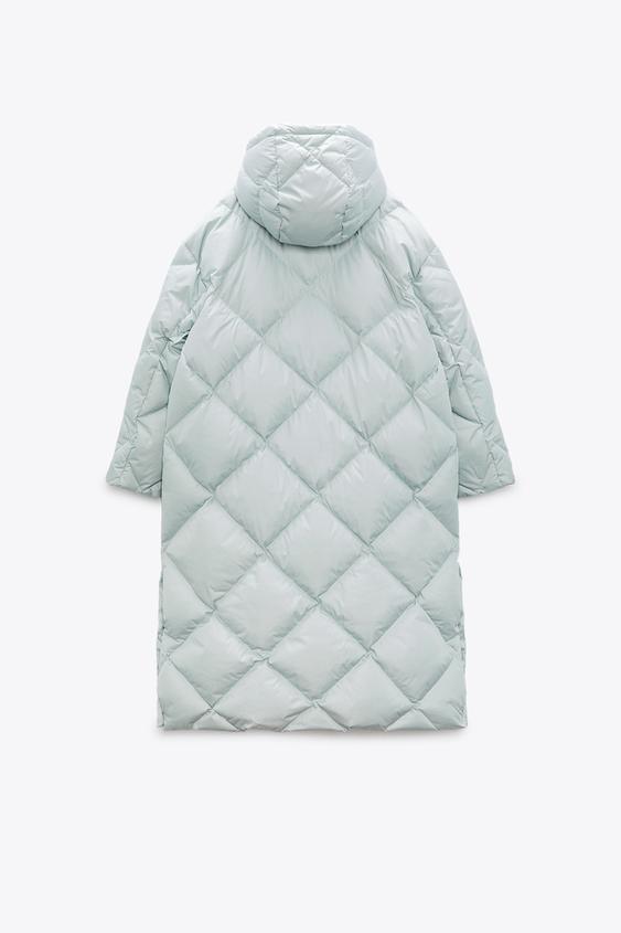zara duvet coat