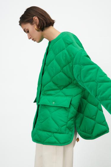 Obrázek 2 z/ze PROŠÍVANÁ BUNDA OVERSIZE od Zara