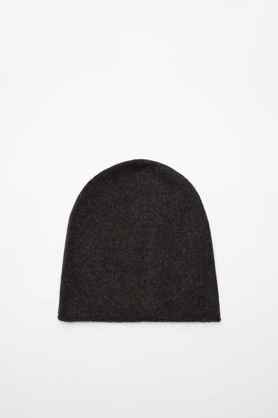 KNITTED BEANIE - Grey | ZARA Australia