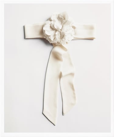Image 0 of SCARF WITH FLOWER from Zara