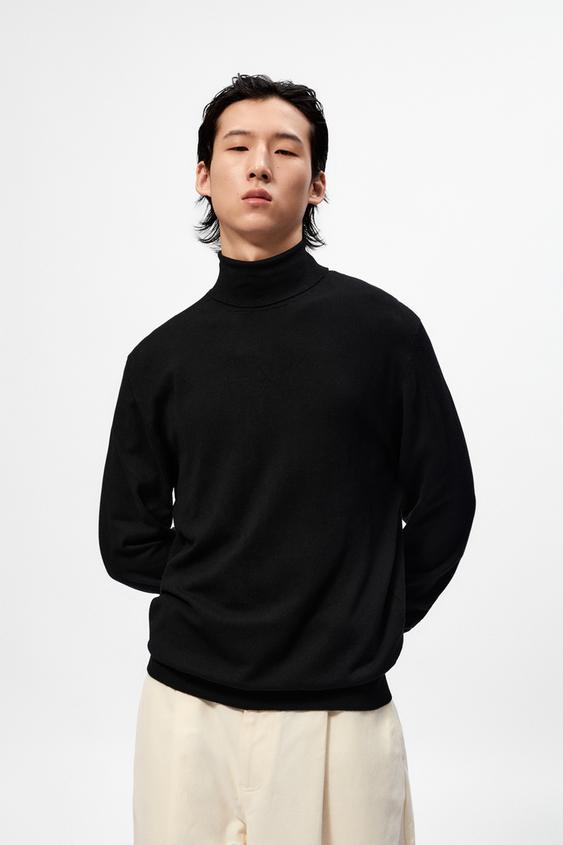Black turtleneck zara man Clearance