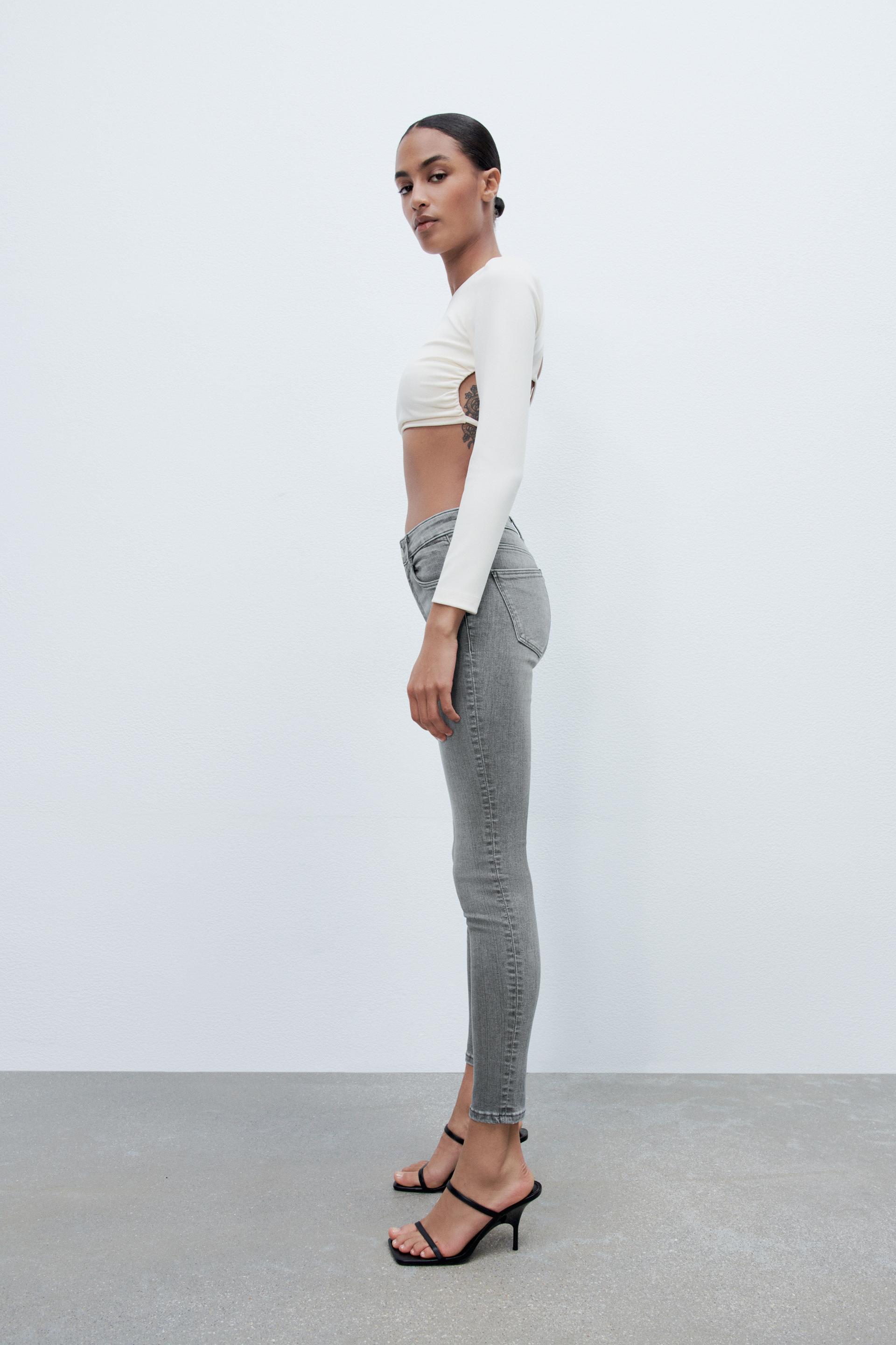 MID-RISE SCULPT JEANS - Black | ZARA Saudi Arabia