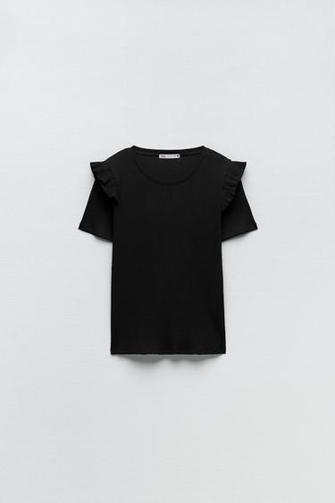 Camisetas Negras de Mujer | ZARA