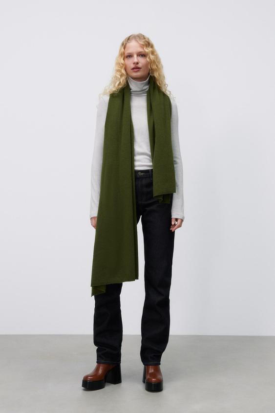 SOFT HIGH NECK SWEATER - Ice | ZARA 