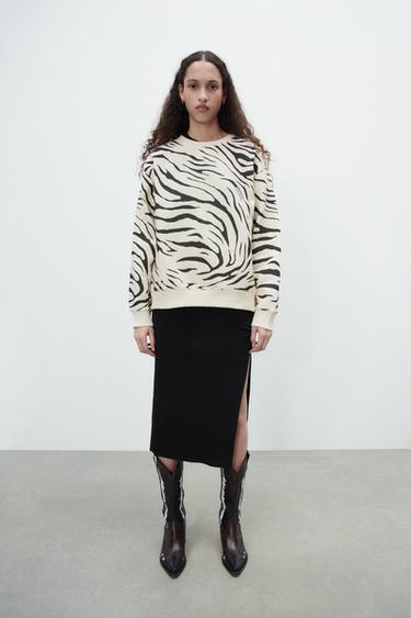 zara personalised sweatshirt