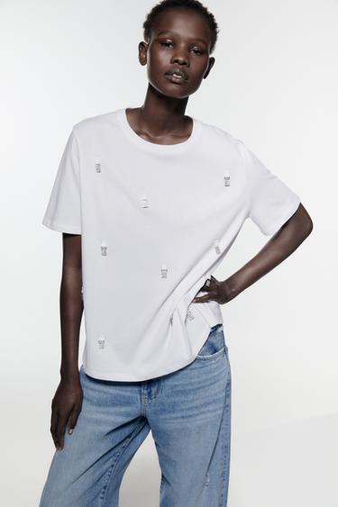 Camisetas de Zara para mujer | FASHIOLA.es