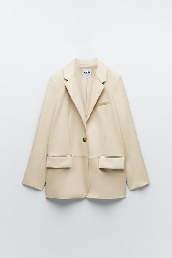 Εικόνα 2 του ΜΠΛΕΪΖΕΡ ΜΕ ΥΦΗ ΔΕΡΜΑΤΟΣ από Zara