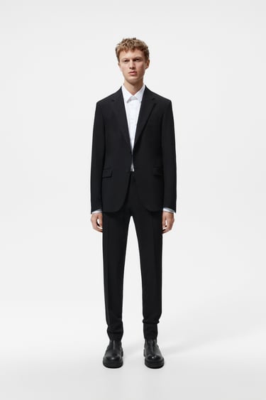 Image 0 of SLIM FIT SUIT TROUSERS from Zara