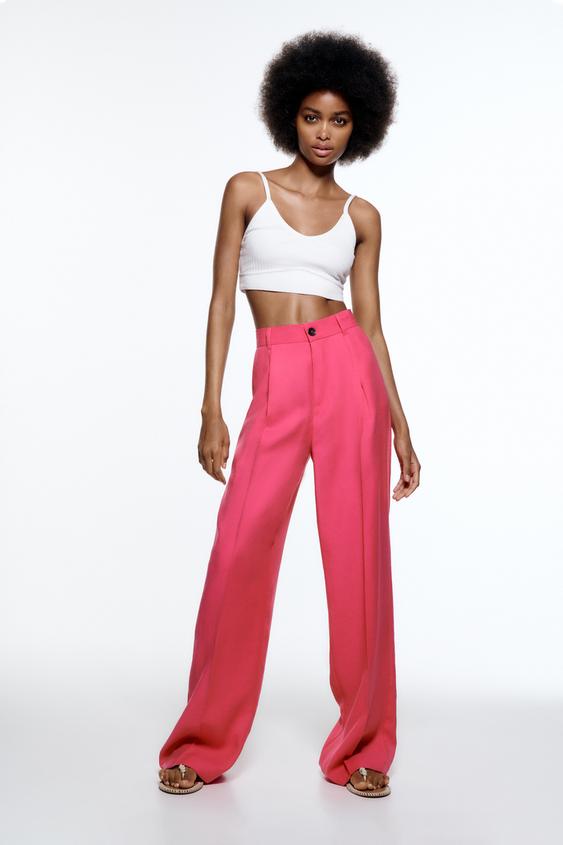 Pantalones Palazzo de Mujer | ZARA