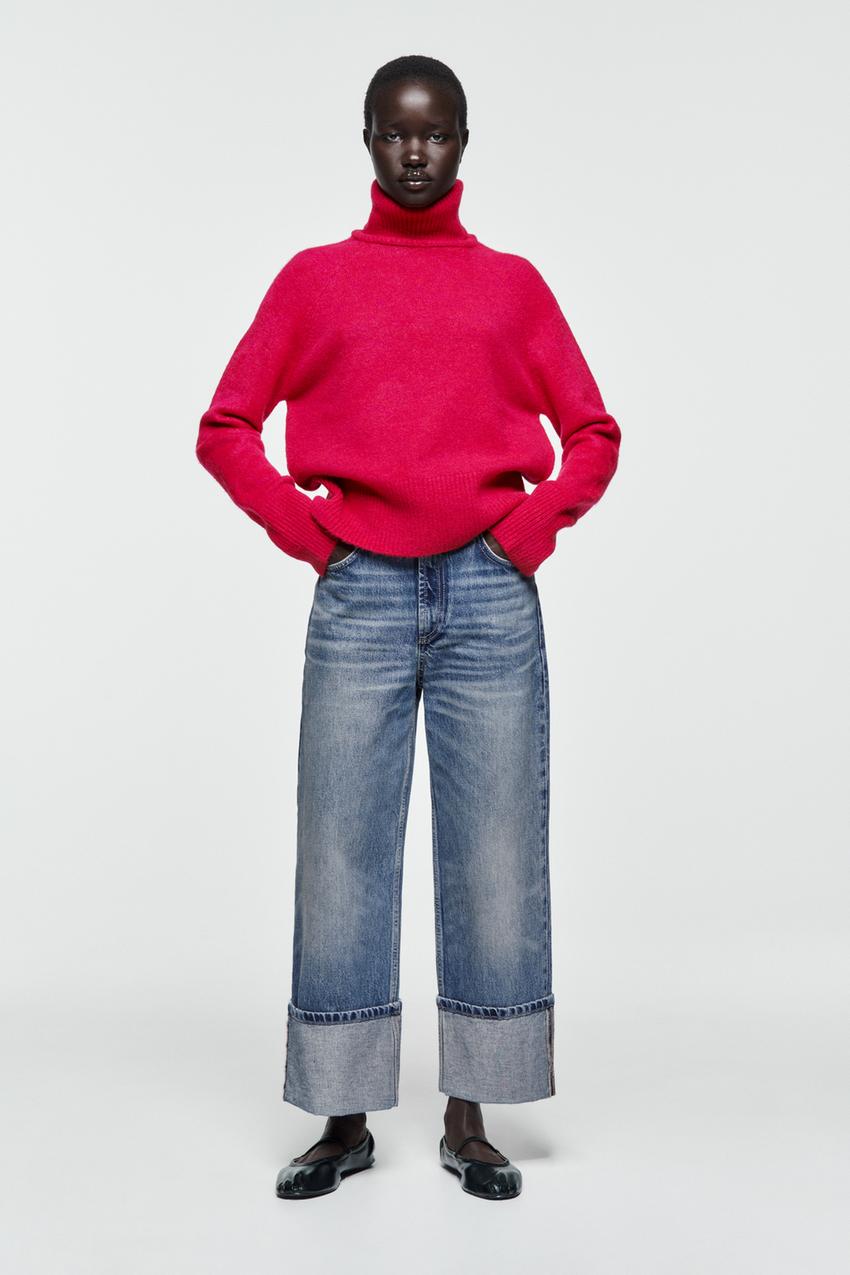 Εικόνα 0 του ΠΛΕΚΤΗ ΜΠΛΟΥΖΑ ΜΕ ΟΡΘΙΟ ΓΙΑΚΑ από Zara