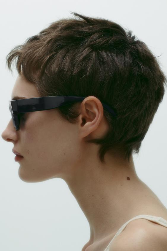 スクエアサングラス ブラック Zara Japan 日本 スクエアサングラス ブラック Zara Japan 日本