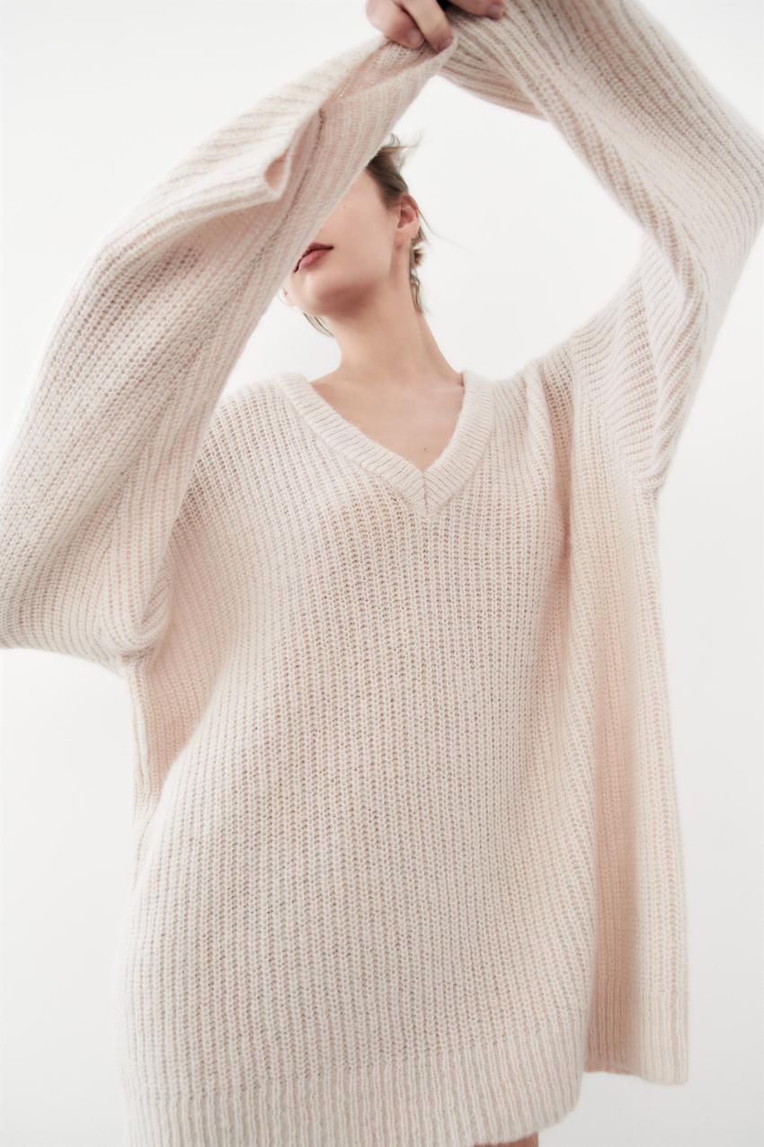 zara oversized jumpers