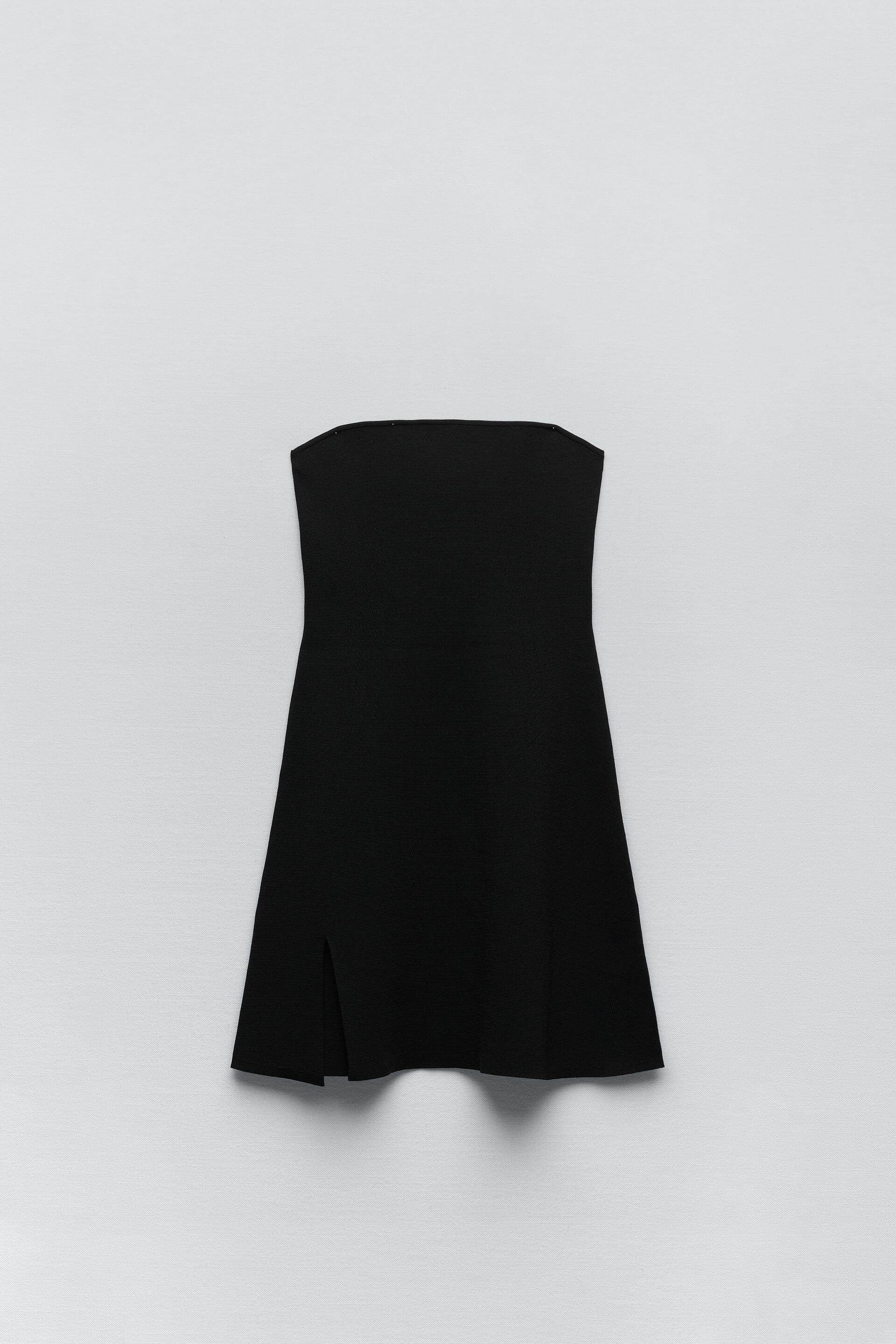 KNIT MINI DRESS - Black | ZARA Turkey