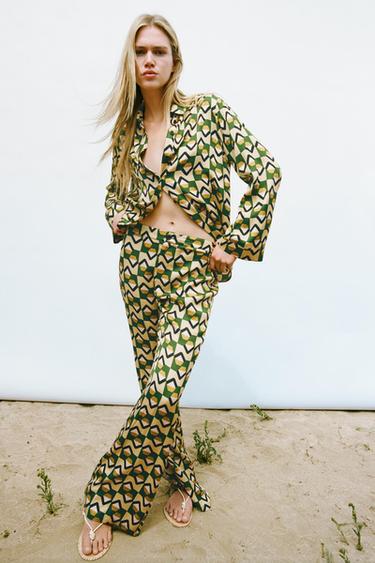 Women´s Green Trousers | ZARA Australia