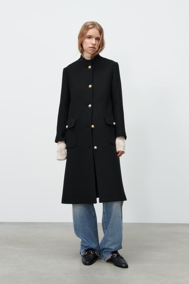 Image 0 of WARM WOOL PREMIUM COAT LIMITED EDITION from Zara