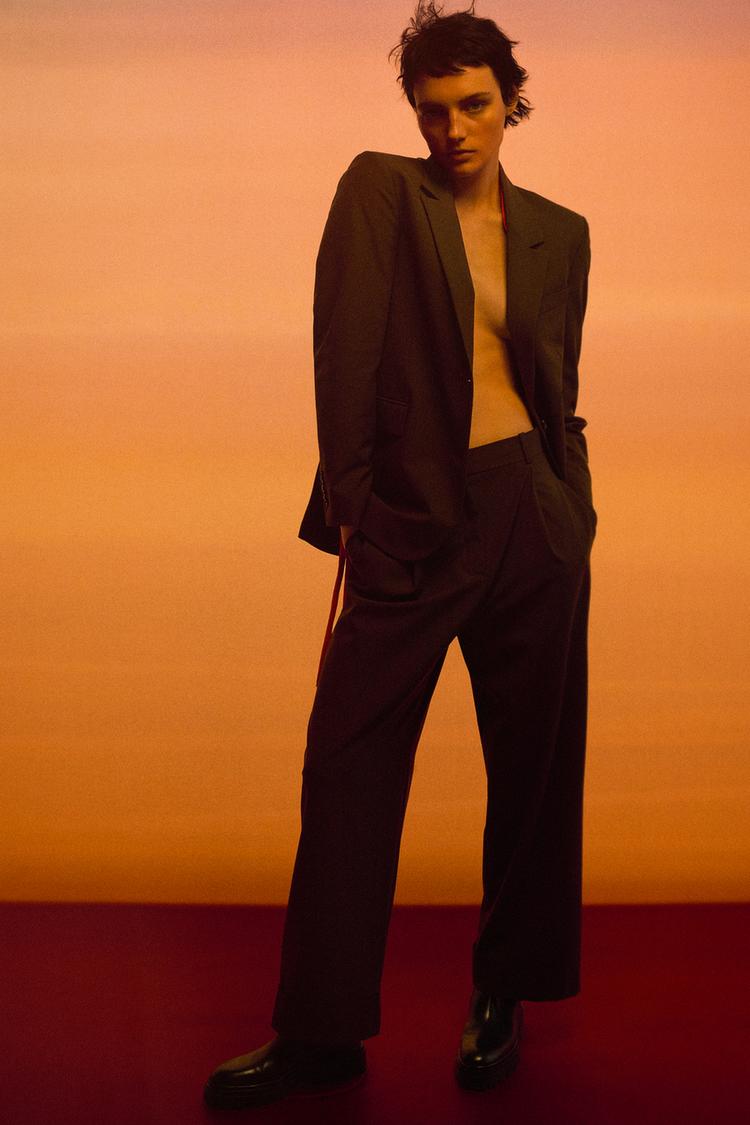 10 Workwear Outfits to Copy Outside of the Office 11 Image 0 of CUFFED PANTS from Zara